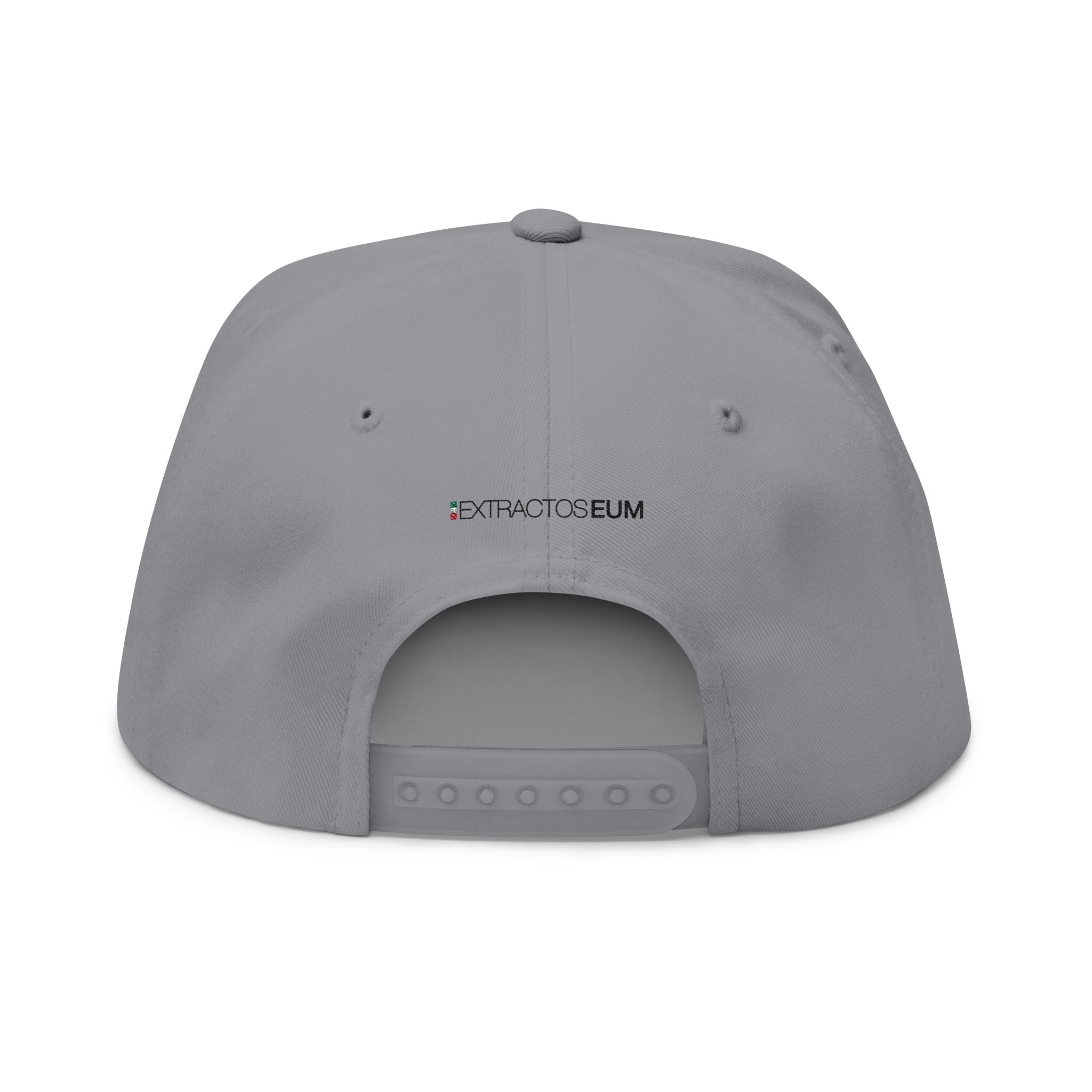 Gorra plana con visera bordada y elegante - Extractos EUM