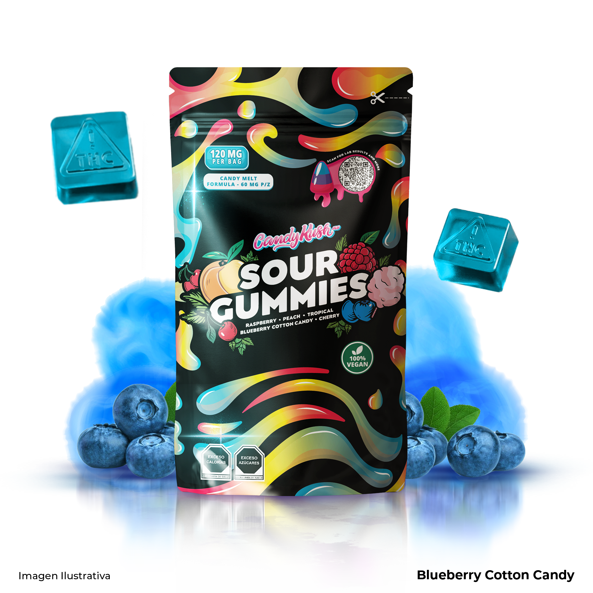CandyKush - Sour Extreme Gummies